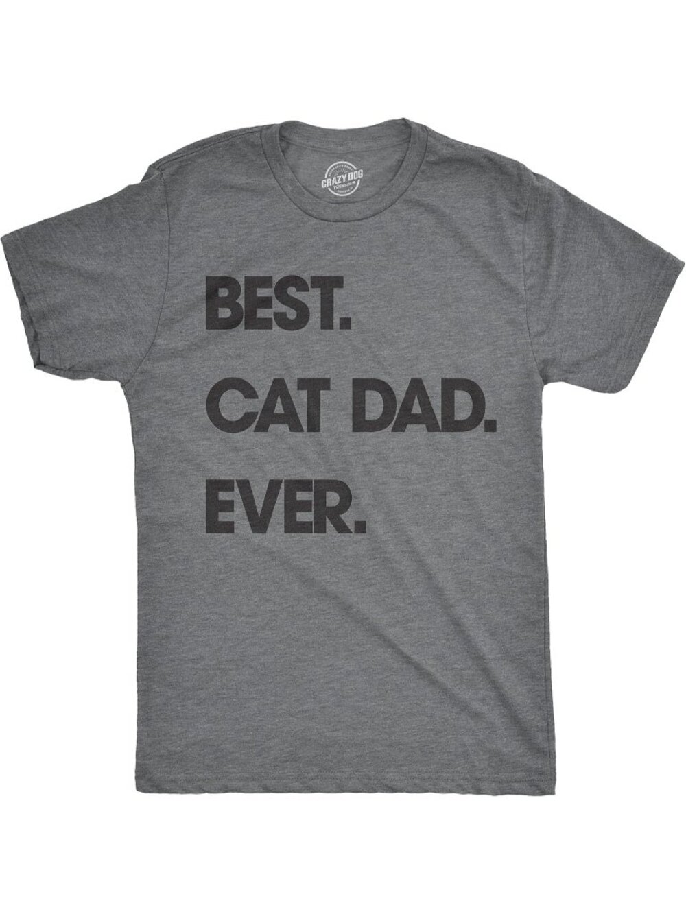 Men's Cat Dad Graphic T-Shirt Novelty Father's Day Gift Regular Fit